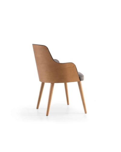 Silla de comedor moderna Verona Madera - Carabassi