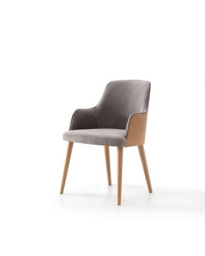Silla de comedor moderna Verona Madera - Carabassi