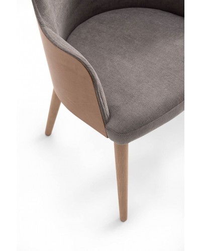 Silla de comedor moderna Verona Madera - Carabassi