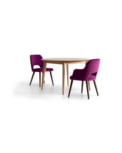 Mesa de comedor moderna Málaga redonda - Carabassi