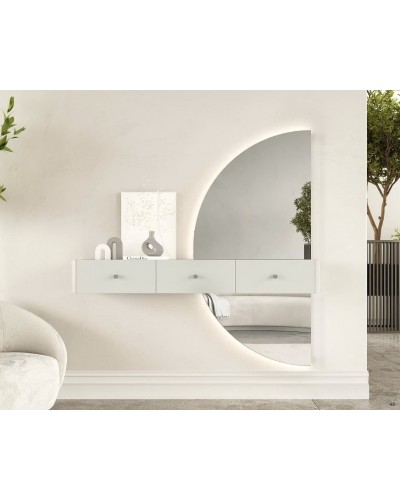 Recibidor moderno Nala 01 con led – Franco