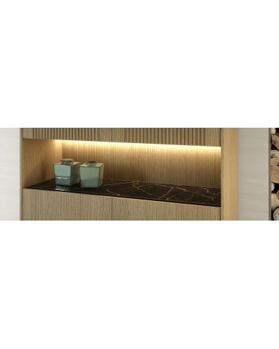 Vajillero chapa de roble con tapa porcelánica One – P. Espejo