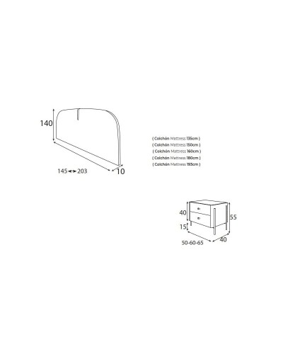 Dormitorio moderno Nala 02 – Franco