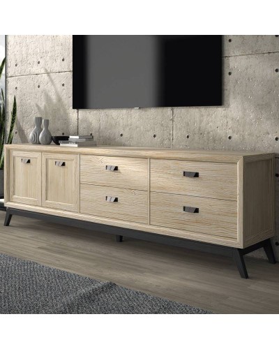 Mueble TV madera Rodas RC003 - Grupo Seys