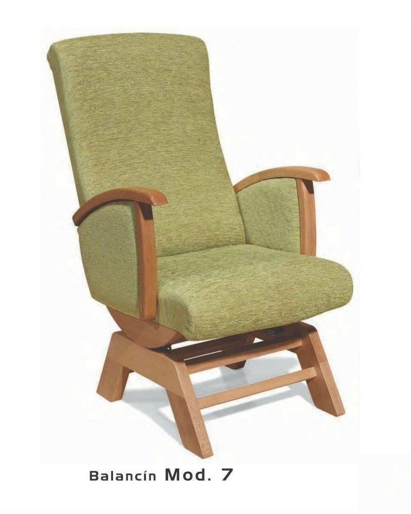 Balancin tapizado madera moderno 46-07 